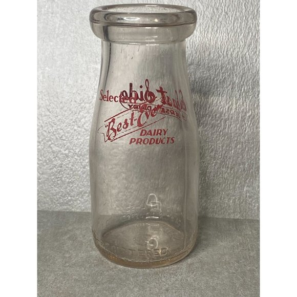Vtg East Side Jersey Dairy Half Pint "Selected Best Ever" Anderson Indiana 5 1/2 - Picture 2 of 10